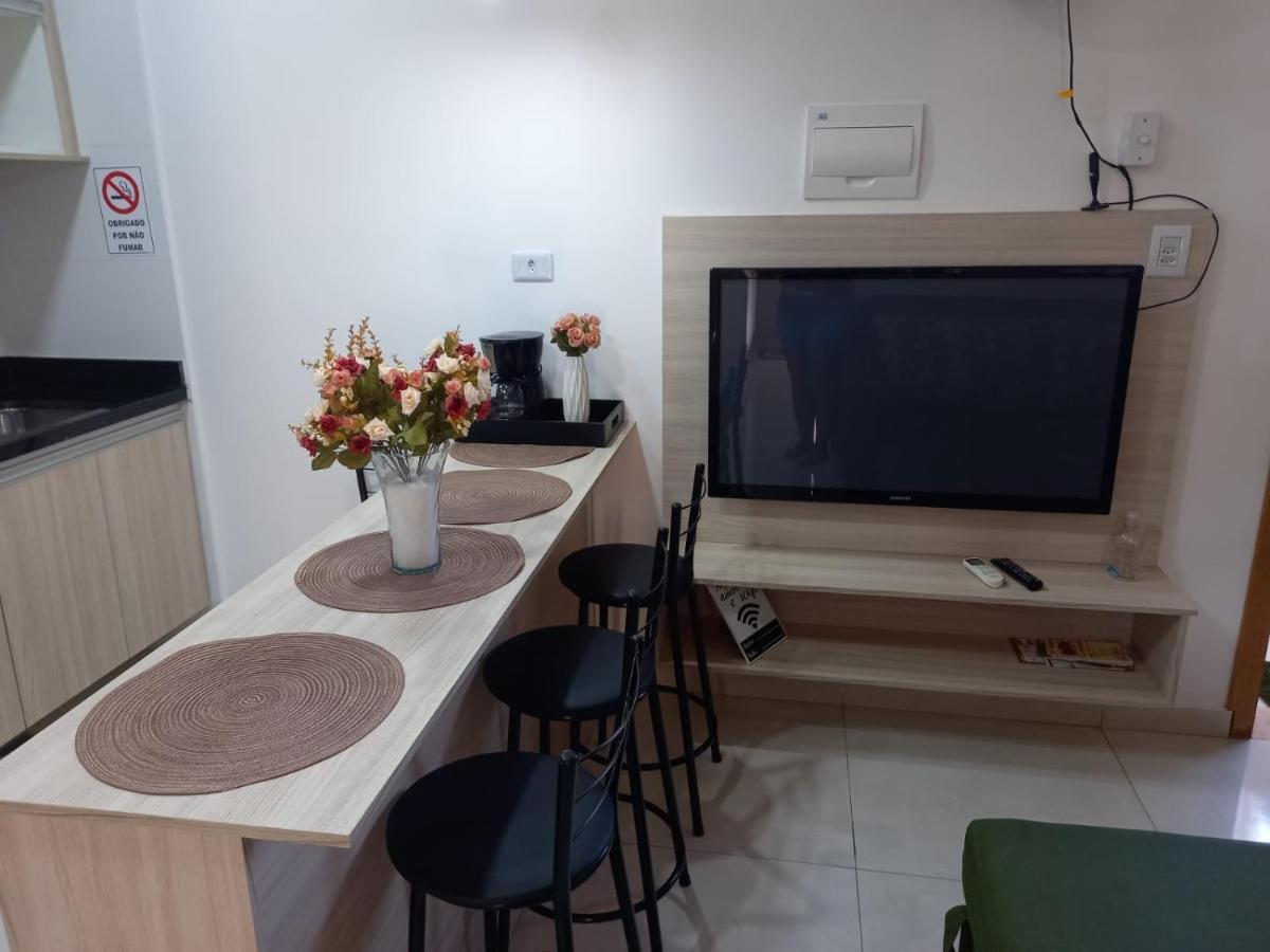 Flat Olimpia Com Area De Churrasqueira Privada E Tudo Novo ภายนอก รูปภาพ