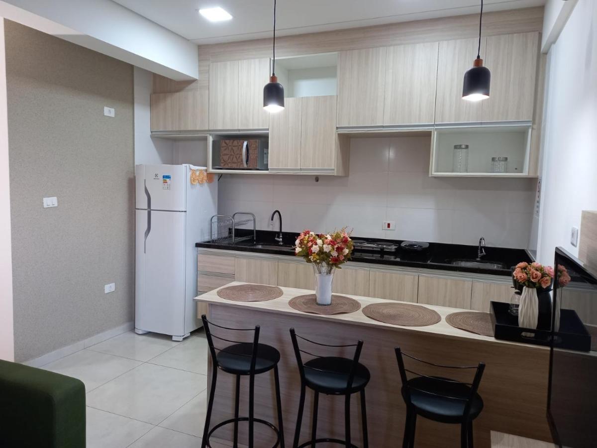 Flat Olimpia Com Area De Churrasqueira Privada E Tudo Novo ภายนอก รูปภาพ