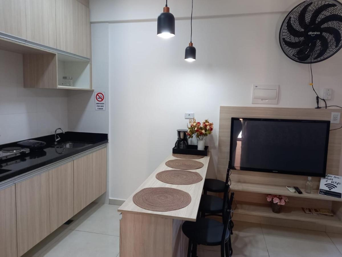 Flat Olimpia Com Area De Churrasqueira Privada E Tudo Novo ภายนอก รูปภาพ