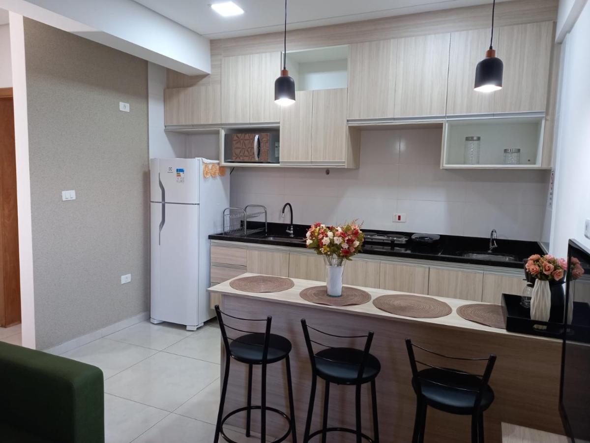 Flat Olimpia Com Area De Churrasqueira Privada E Tudo Novo ภายนอก รูปภาพ