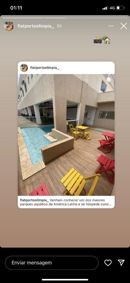 Flat Olimpia Com Area De Churrasqueira Privada E Tudo Novo ภายนอก รูปภาพ